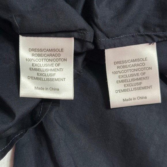 Tory Burch Embroidered Tunic Dress & Slip Black Beaded Detail Boho‎ Chic Sz 6 - Picture 6 of 9